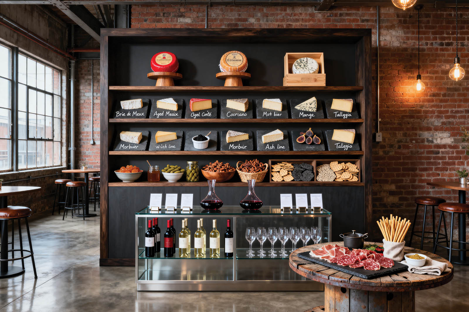 boutique wine and cheese events